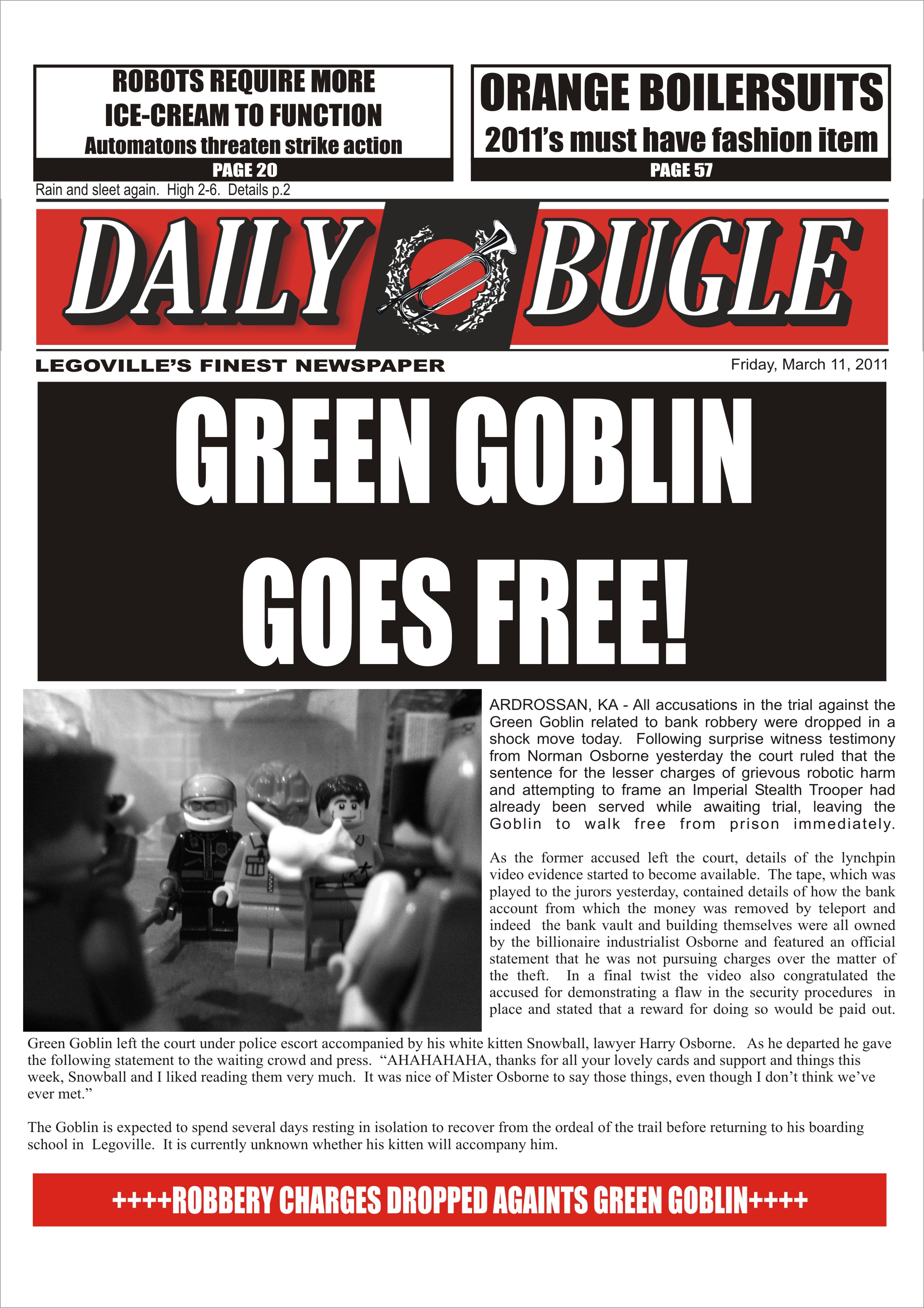 daily bugle 11 march